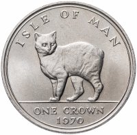 Купить Остров Мэн 1 крона 1970 "Мэнкс"