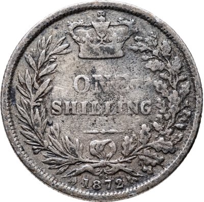 купить Великобритания 1 шиллинг (shilling) 1872