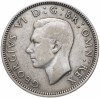 Купить Великобритания 1 шиллинг (shilling) 1944 Шотландский шиллинг - лев, сидящий на короне