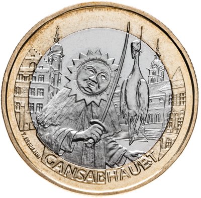 купить Швейцария 10 франков 2014 "Праздник Гансабауэт в Зурзе - День Святого Мартина" в капсуле