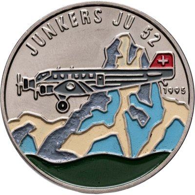 купить Республика Конго 100 франков (francs) 1995 "Юнкерс (Junkers) Ju 52"