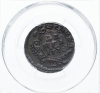 Купить Денга 1731 над годом две черты в слабе PCGS AU58