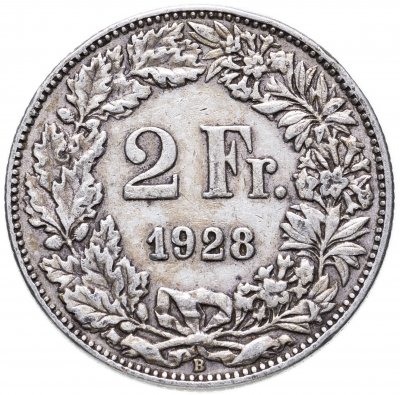 купить Швейцария 2 франка (francs) 1928