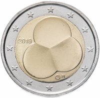 Купить Финляндия 2 евро 2019 "Конституция Финляндии 1919 года"