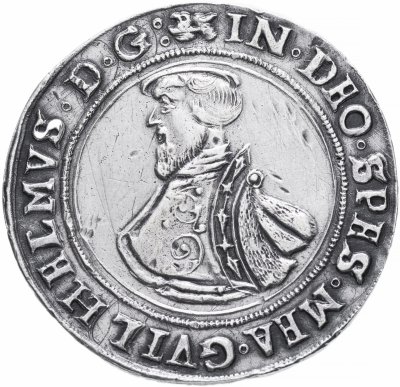 купить Юлих-Клеве-Берг 1 талер 1545-1554 без обозначения даты, Вильгельм V