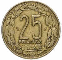 купить Центральная Африка (BEAC) 25 франков (francs) 1983