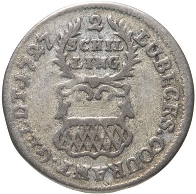 купить Германия, Свободный ганзейский город Любек 2 шиллинга 1727