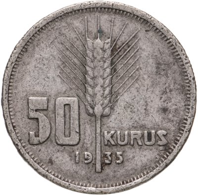 купить Турция 50 курушей (kurus) 1935