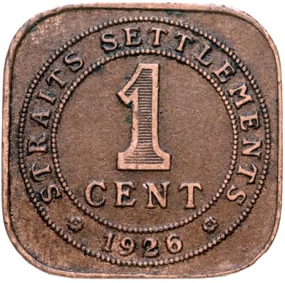 купить Стрейтс-Сетлментс 1 цент (cent) 1926