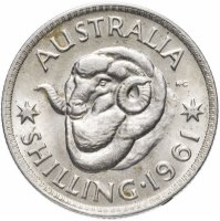 Купить Австралия 1 шиллинг (shilling) 1961