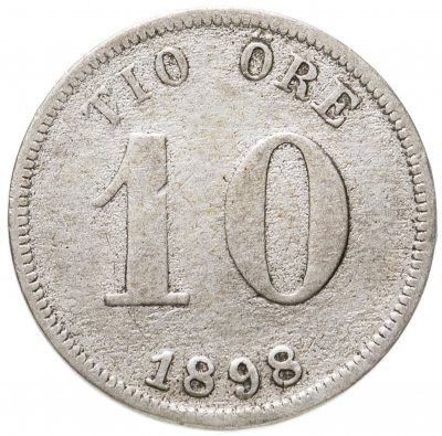 купить Швеция 10 эре (ore) 1898