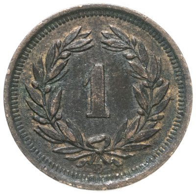 купить Швейцария 1 раппен (rappen) 1913
