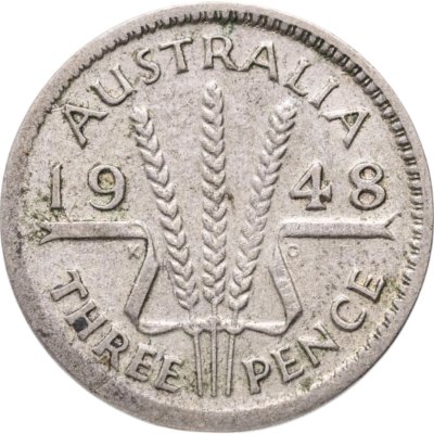 купить Австралия 3 пенса (pence) 1948