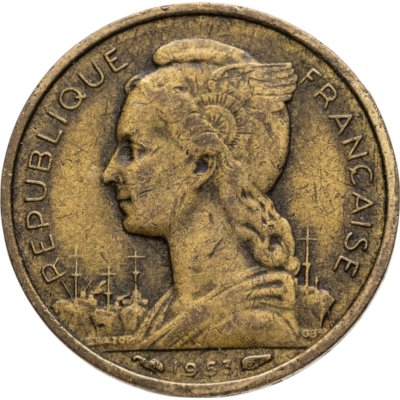 купить Мадагаскар 10 франков (francs) 1953