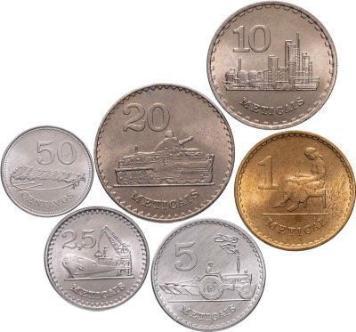 купить Мозамбик набор монет 1980-1982 (6 штук)