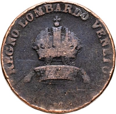 купить Ломбардия-Венеция 3 чентезимо (centesimi) 1822 M