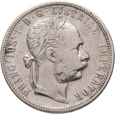 купить Австрия 1 флорин (florin) 1879 Франц-Иосиф