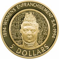 купить Австралия 5 долларов (dollars) 1994 "100 лет избирательному праву женщин"