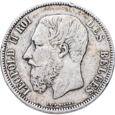 купить Бельгия 5 франков (francs) 1869