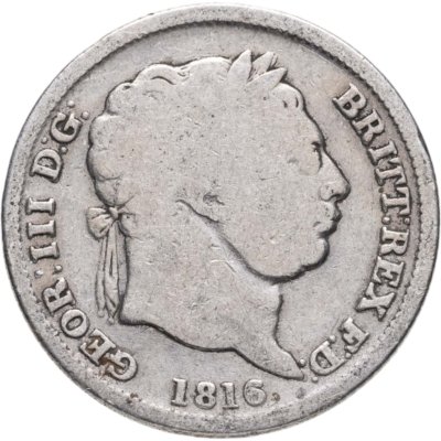 купить Великобритания 1 шиллинг 1816 Георг III