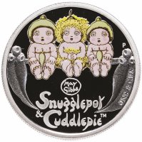 купить Австралия 50 центов 2015 "Мейк Гиббс - Snugglepot and Cuddlepie", в футляре