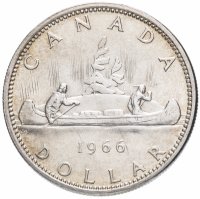 купить Канада 1 доллар (dollar) 1966