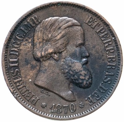 купить Бразилия 20 рейс (reis) 1870