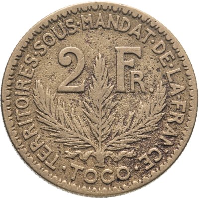 купить Того 2 франка 1925
