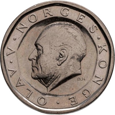 купить Норвегия 10 крон (kroner) 1991