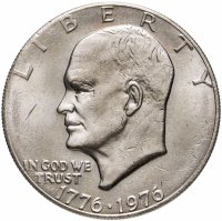 купить США 1 доллар (dollar) 1976 200 лет независимости США без обозначения монетного двора