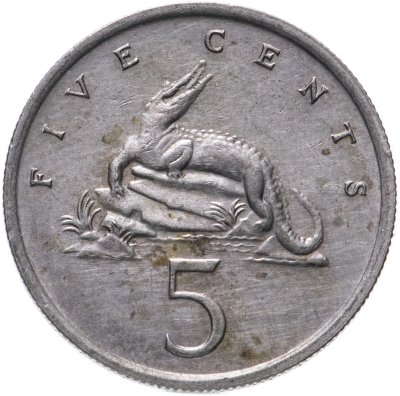 купить Ямайка 5 центов (cents) 1989