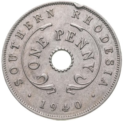 купить Южная Родезия 1 пенни (penny) 1940