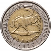 купить ЮАР 5 рандов (рэндов, rand) 2012