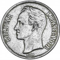 купить Венесуэла 5 боливаров 1936