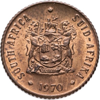 купить ЮАР 1/2 цента (cent) 1970