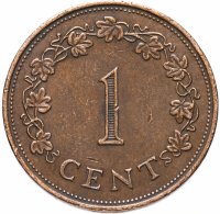 купить Мальта 1 цент (cent) 1972-1982, случайная дата