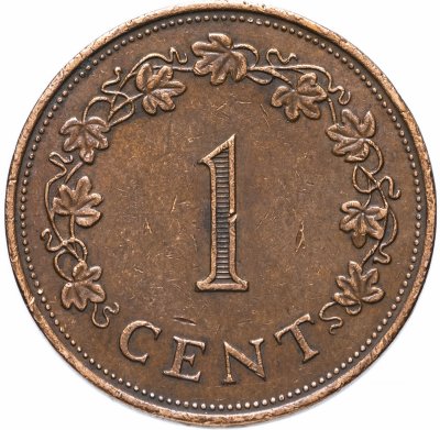 купить Мальта 1 цент (cent) 1972-1982, случайная дата