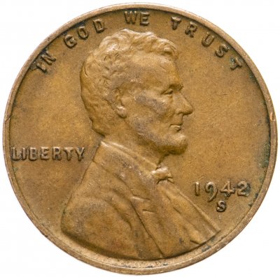 купить США 1 цент (cent) 1942 S