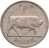 купить Ирландия 1 шиллинг (shilling) 1951-1968, случайная дата