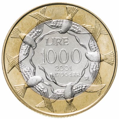 купить Сан-Марино 1000 лир (lire) 2001