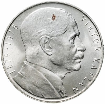 купить Чехословакия 100 крон (korun) 1976 "100 лет со дня рождения Виктора Каплана"