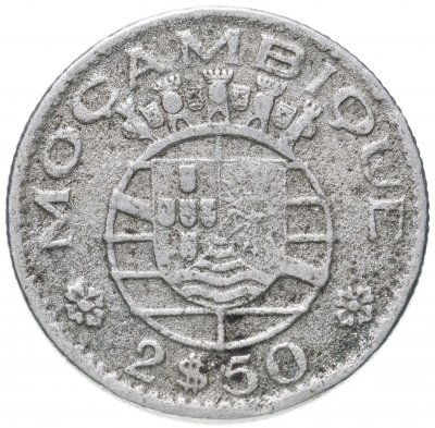 купить Мозамбик 2,5 эскудо (escudos) 1954