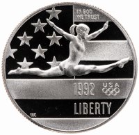 Купить США 50 центов 1992 Proof "Олимпийские игры в Барселоне"