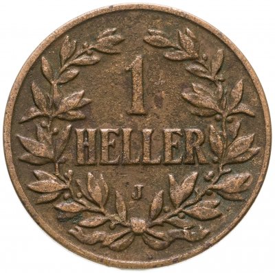 купить Германская Восточная Африка 1 геллер 1908 "J"