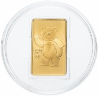 купить 100 рублей 2012 СПМД UNC Белый Mишка талисман олимпиады в Сочи (Медведь)