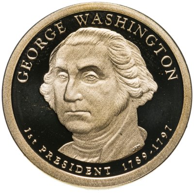 купить США 1 доллар 2007 Джордж Вашингтон (1-й президент США)
