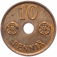 Купить Финляндия 10 пенни 1941