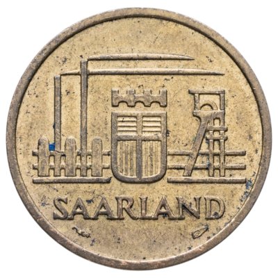 купить Саар 20 франков (francs) 1954