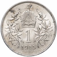 Купить Австро-Венгрия 1 крона 1915 (монета для Австрии)