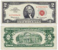 купить США 2 доллара 1963 (Pick 382a)